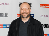Six-time Tony nominee Danny Burstein snaps a pic.