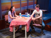 Michelle Heera Kim as Alex Chan and Collin Kelly-Sordelet as Russ Mitchell in Somebody's Daughter. 