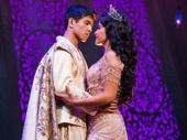 Telly Leung as Aladdin and Courtney Reed as Jasmine in Aladdin
