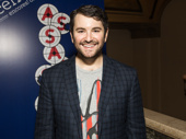 Alex Brightman is all smiles for his opening night in Assassins.