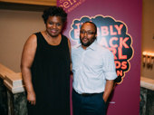 Bubbly Black Girl creator Kirsten Childs and director Robert O'Hara take a photo.