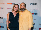 Three-time Tony nominee Rebecca Luker steps out to support her husband Danny Burstein in A Midsummer Night's Dream.