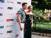 Theater couple Casey Cott and Stephanie Styles are ready for their close-up.