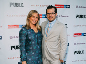 Tony nominee John Leguizamo and his wife Justine Maurer spend date night at Shakespeare in the Park's midsummer opening.
