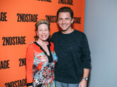 Theater couple Marin Mazzie and Jason Danieley snap a sweet pic.