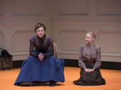 Julie White as Nora and Erin Wilhelmi as Emmy in A Doll's House, Part 2. 