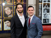 Max Von Essen, who performed in the 2012 revival of Evita, and Daniel Rowan attend the opening night of Prince of Broadway.