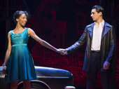 Christiani Pitts as Jane and Bobby Conte Thornton as Calogero in A Bronx Tale. 