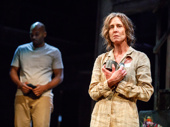 Brandon Victor Dixon as Monster and Christine Lahti as Hester Smith in F**king A. 