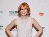 A super hot day at the Broadway Flea Market? No sweat for Hello, Dolly!’s fierce Kate Baldwin. 