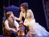 Jake Heston Miller as Gustave and Meghan Picerno as Christine Daaé in the national tour of Love Never Dies. 