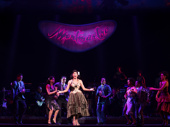 Nancy Ticotin as Gloria Fajardo and  the company of the national tour of On Your Feet.