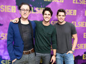 Let's hear it for the boys! Alan Cumming, Darren Criss and Jeremy Jordan get together.(Photo: Jenny Anderson/Getty Images)
