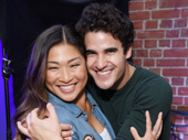 We're Glee-king out over this adorable photo of Jenna Ushkowitz and Darren Criss.(Photo: Jenny Anderson/Getty Images)