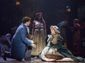 Joshua Grosso as Marius, Phoenix Best as Eponine and JillIan Butler as Cosette in Les Miserables