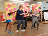 We're best friends, and this is the friend dance! SpongeBob SquarePants' Danny Skinner and Ethan Slater perform "BFF."