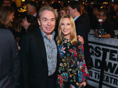 Broadway legend Andrew Lloyd Webber and his daughter, Broadway.com contributor Imogen, are all smiles for opening night of Springsteen on Broadway. 