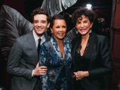 Torch Song stars Michael Urie and Mercedes Ruehl snap a pic with Urie's Ugly Betty partner in crime Vanessa Williams.