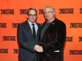 Torch Song pals Matthew Broderick and Harvey Fierstein snap a pic.