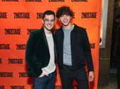 SpongeBob SquarePants' Wesley Taylor and Once on This Island's Isaac Powell attend the off-Broadway opening of Torch Song.