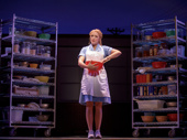 Desi Oakley as Jenna in the national tour of Waitress, photo by Joan Marcus