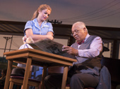 Desi Oakley & Larry Marshall in the national tour of Waitress, photo by Joan Marcus