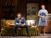 Nick Bailey & Desi Oakley in the national tour of Waitress, photo by Joan Marcus