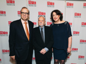 Manhattan Theatre Club's Executive Producer Barry Grove and Artistic Director Lynne Meadow snap a pic with Harold Prince.