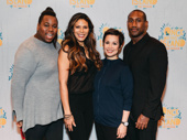 The gods assemble! Once on This Island's Alex Newell, Merle Dandridge, Lea Salonga and Quentin Earl Darrington have arrived.