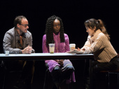 Greg Keller, Adeola Role and Sue Jean Kim in Office Hour. 