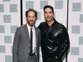 Junk’s Joey Slotnick hangs with his pal David Schwimmer on opening night.