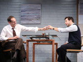 Damian Young as Stu and Skylar Astin as Webber in What We're Up Against
