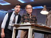 Skylar Astin as Webber and Marg Helgenberger as Janice in What We're Up Against