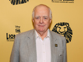 The Lion King's lyricist Tim Rice attends the 20th anniversary celebration performance.