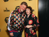 The Lion King's book writers Roger Allers and Irene Mecchi get snazzy for the camera.
