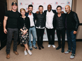 What an amaing squad! Chris Evans, Scarlett Johansson, Frank Grillo, Jeremy Renner, Kenny Leon, Mark Ruffalo and Maximiliano Hernández get together.