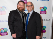 Only Make Believe gala co-director Brad Oscar and his husband Diego Prieto are all smiles.(Photo: Jessica Earnshaw for OMB)