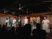 The cast of School Girls; Or, The African Mean Girls Play takes a bow.