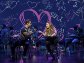 Kyle Selig as Aaron and Erika Henningsen as Cady in Mean Girls.