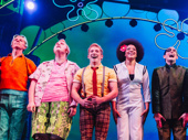 The Broadway company of SpongeBob SquarePants takes a bow on opening night!