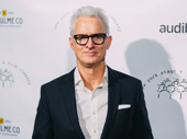 Stage and screen star John Slattery takes a photo.