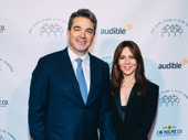 Jon Tenney and Leslie Urdang snap a pic.