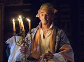 Mark Rylance as King Philiippe V of Spain in Farinelli and the King.