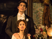 Rodney Ingram as Raoul and Ali Ewoldt as Christine in The Phantom of the Opera. 