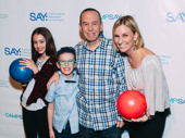 Gilbert Gottfried enjoys a night out with his children Lily and Max as well as his wife Dara Kravitz.