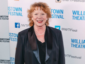 Stage and screen star Becky Ann Baker, who is currently appearing in Cardinal at Second Stage, is all smiles.