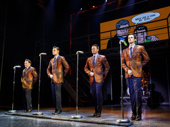 The cast of Jersey Boys. 