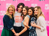 No mean girls here! Kate Rockwell, Barrett Wilbert Weed, Erika Henningsen, Ashley Park and Taylor Louderman feel the cast love.