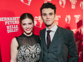 Hello, Dolly!'s fresh faces Molly Griggs and Charlie Stemp take a photo.