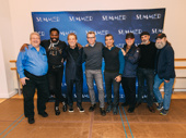 Summer: The Donna Summer musical's creative team snaps a pic: musical supervisor Ron Melrose, book writer Colman Domingo, book writer and director Des McAnuff, book writer Robert Cary, choreographer Sergio Trujillo, producers Tommy Mottola, Bruce Sudano and Michael David.